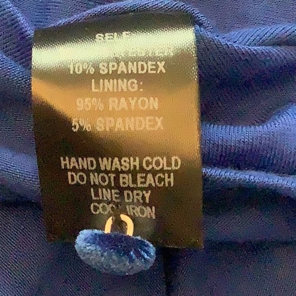 Lulus Charisma & Charm Royal Blue Velvet Backless Skater Dress – Size Large - Picture 9 of 9